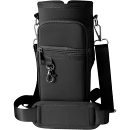 Travel Cup Crossbody Carrier Black